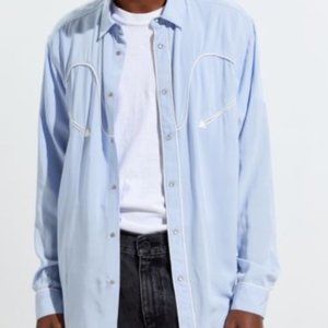 Urban Outfitters Western Rayon Button Down